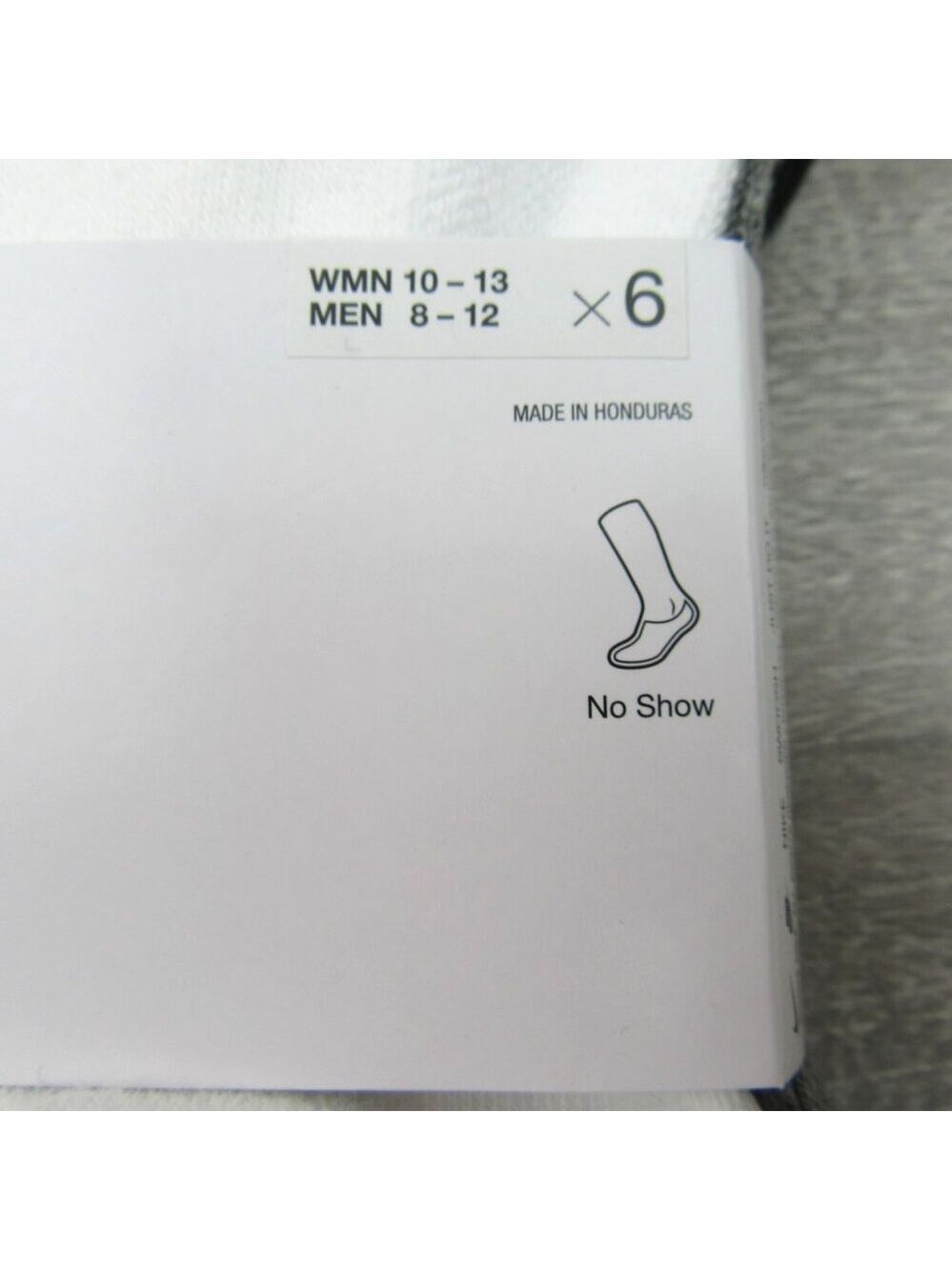 Nike Everyday Plus No Show Socks MultiColor 6 Pack Mens Size 8-12 NEW - Picture 4 of 13